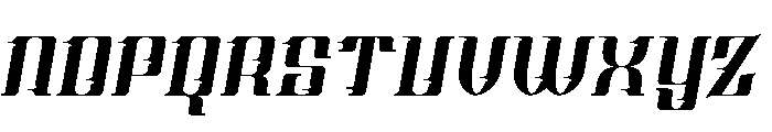 Piston Race Free Vertion Italic Font UPPERCASE