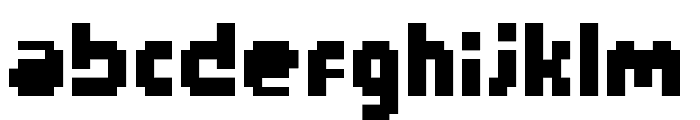 Pix Riddim Regular Font LOWERCASE
