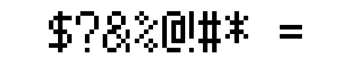 Pix32PixelFont Font OTHER CHARS