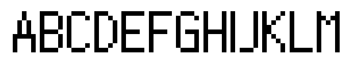 Pix32PixelFont Font UPPERCASE