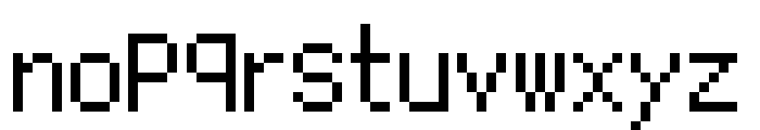 Pix32PixelFont Font LOWERCASE