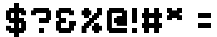 PixCon Font OTHER CHARS
