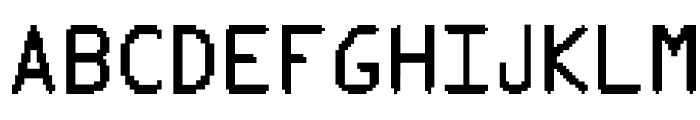 PixType Font LOWERCASE