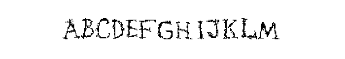 PixXary Regular Font UPPERCASE