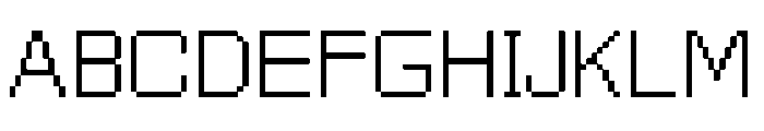 PixdorTwo Font UPPERCASE