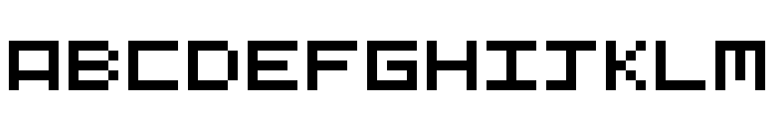 Pixel-Art Regular Font LOWERCASE