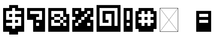 Pixel Bit Advanced Regular Font OTHER CHARS
