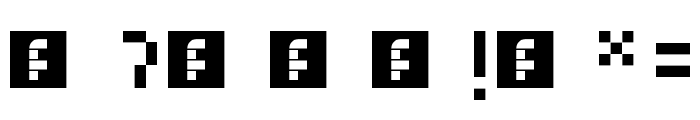Pixel Block BB Regular Font OTHER CHARS