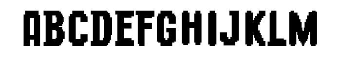 Pixel Book Font UPPERCASE