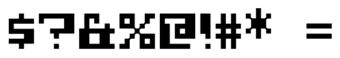 Pixel Calculon Font OTHER CHARS