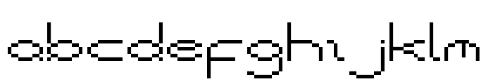 Pixel Case Font LOWERCASE