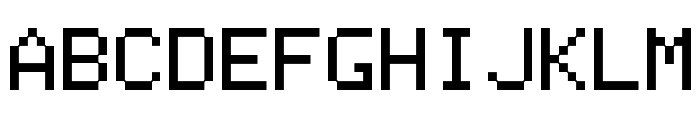 Pixel Coleco Font UPPERCASE