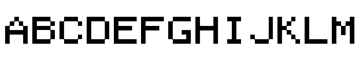 Pixel Coleco Font LOWERCASE