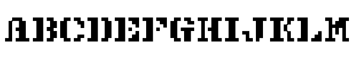 Pixel Combat Font UPPERCASE