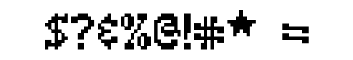 Pixel Cowboy Font OTHER CHARS