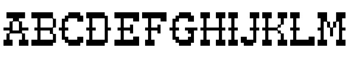 Pixel Cowboy Font UPPERCASE