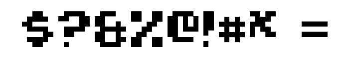 Pixel Digivolve Font OTHER CHARS