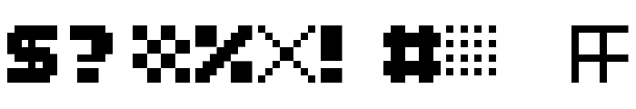 Pixel Dingbats-7 Font OTHER CHARS