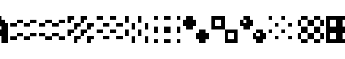 Pixel Dingbats-7 Font UPPERCASE