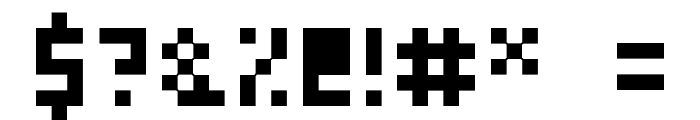 Pixel Gosub Font OTHER CHARS
