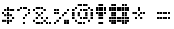 Pixel Highscore Regular Font OTHER CHARS