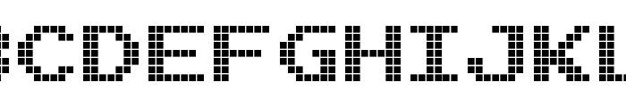 Pixel Highscore Regular Font UPPERCASE