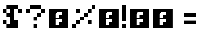 Pixel I Regular Font OTHER CHARS