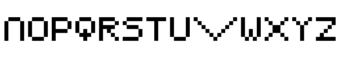 Pixel I Regular Font UPPERCASE