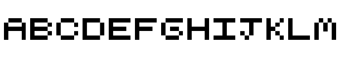 Pixel I Regular Font LOWERCASE