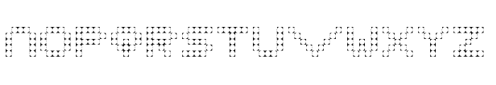 Pixel III Regular Font LOWERCASE