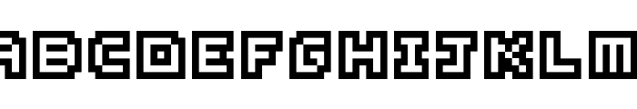 Pixel Inversions Regular Font LOWERCASE