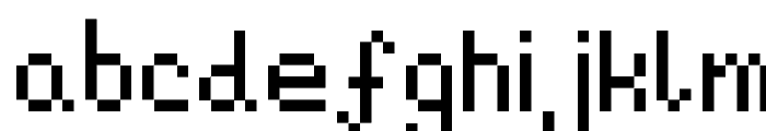 Pixel Josh 6 Font LOWERCASE