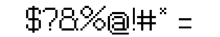 Pixel Life Font OTHER CHARS