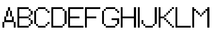Pixel Life Font UPPERCASE