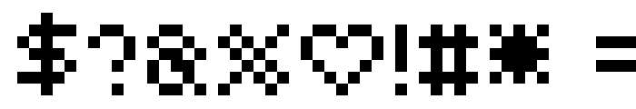 Pixel Love Font OTHER CHARS