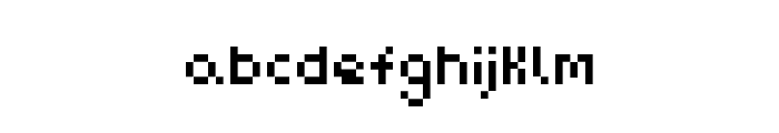 Pixel Maz Regular Font LOWERCASE