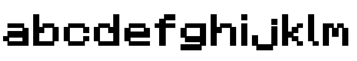 Pixel Miners Font LOWERCASE