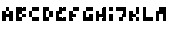 Pixel Nano Regular Font UPPERCASE