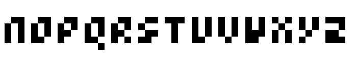 Pixel Nano Regular Font UPPERCASE