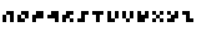Pixel Nano Regular Font LOWERCASE