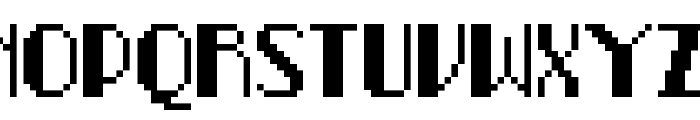 Pixel-Noir Regular Font UPPERCASE