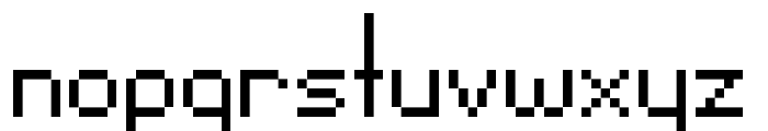 Pixel-Noir Regular Font LOWERCASE