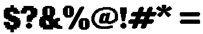 Pixel O10 Bott Regular Font OTHER CHARS