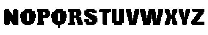 Pixel O10 Bott Regular Font UPPERCASE