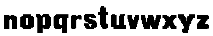 Pixel O10 Bott Regular Font LOWERCASE