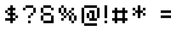 Pixel Operator 8 Font OTHER CHARS