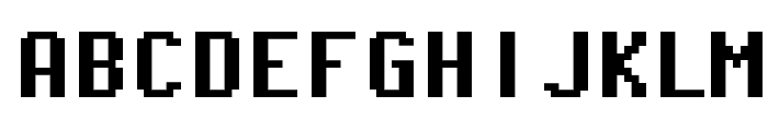 Pixel Operator Mono Bold Font UPPERCASE