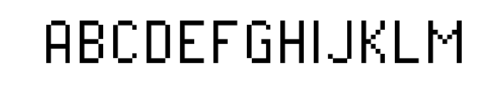 Pixel Operator Font UPPERCASE