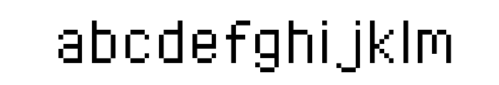 Pixel Operator Font LOWERCASE