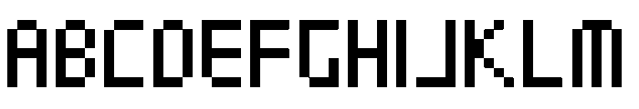Pixel Perfect Regular Font UPPERCASE